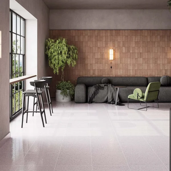 PISO GRANILLA BLANCO 45X45 CM