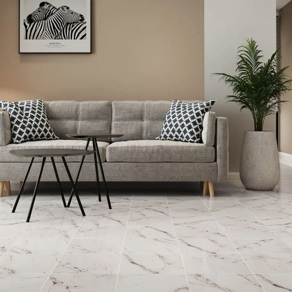 PISO CALACATTA GOLD BRILLANTE 30.5X30.5 CM