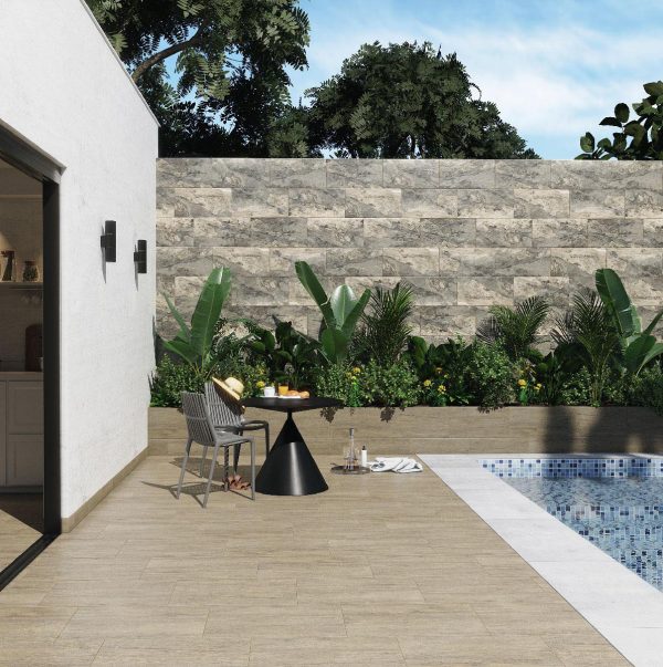 PISO Y PARED LEÑO MATIZ SKERPASS ALMENDRA 31X60 CM