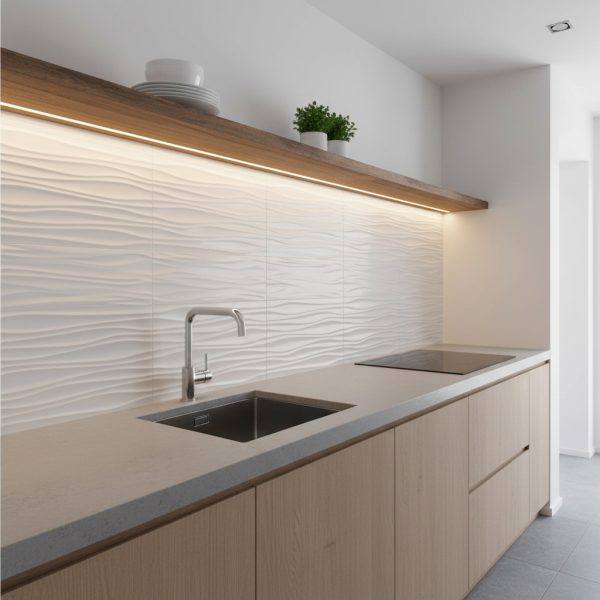 PARED CAÑO CRISTAL BLANCO 31X60 CM
