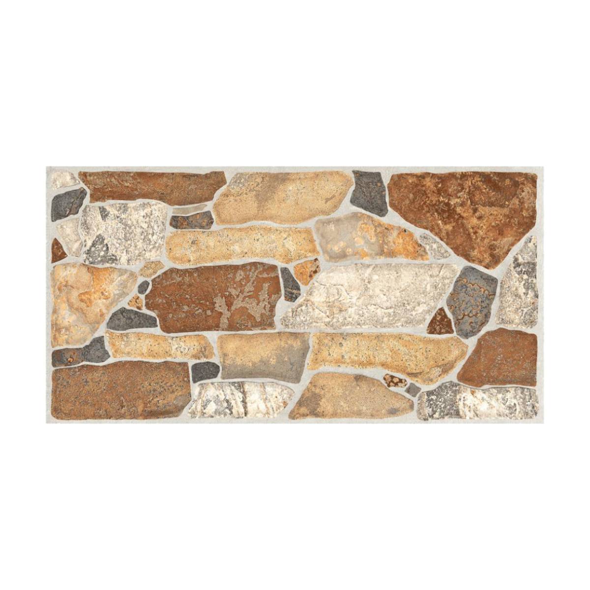 PARED PIEDRAS FLORESTA TERRA 31X60 CM EN SEGUNDA - Image 1