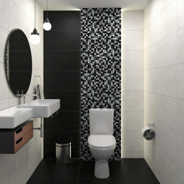 PISO Y PARED LAJA BLANCA 31X60 CM EN SEGUNDA
