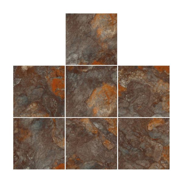 PISO PIEDRA LAJA MULTICOLOR 50X50 CM
