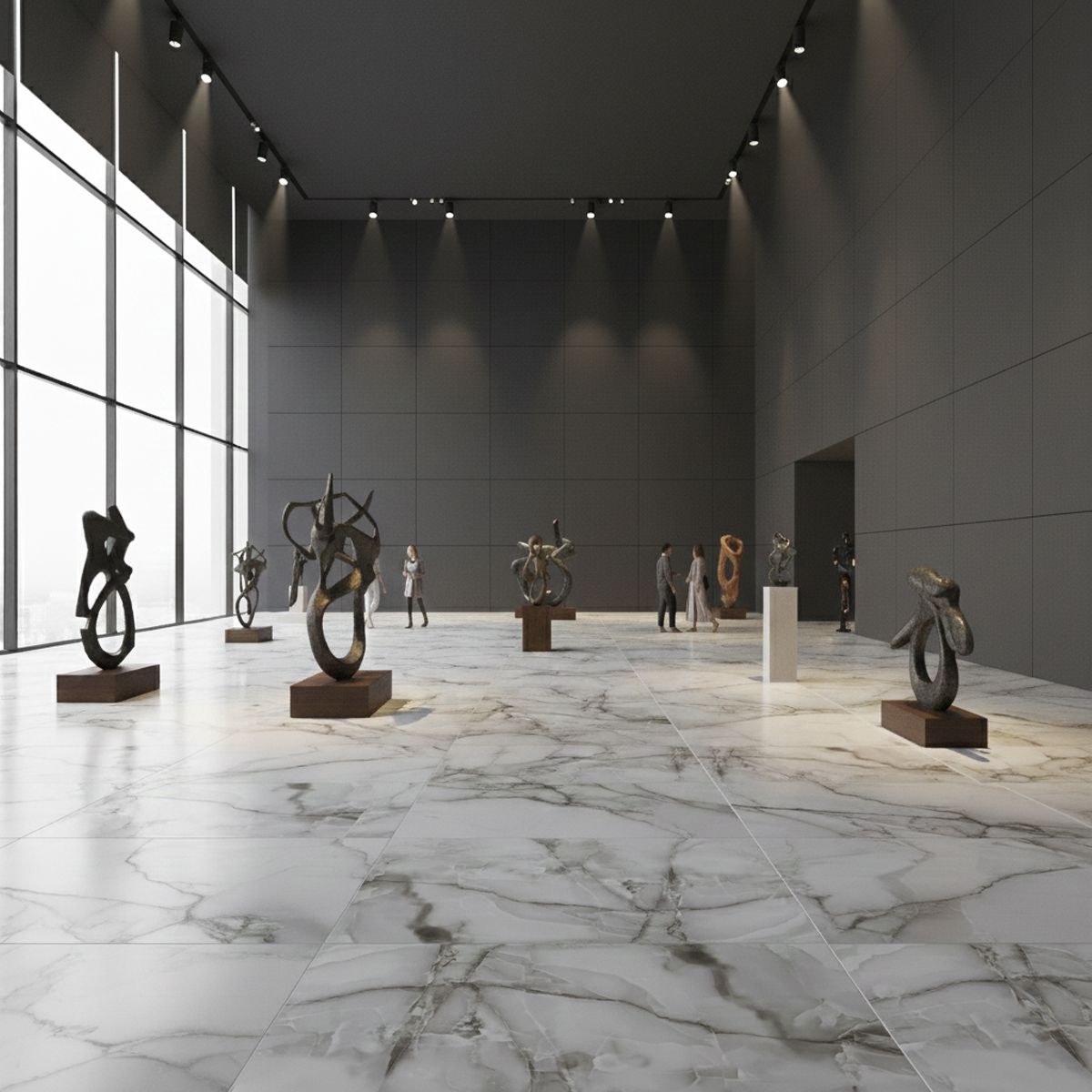 PORCELANATO VELUTO ONYX GREY 60X120 CM - Image 2