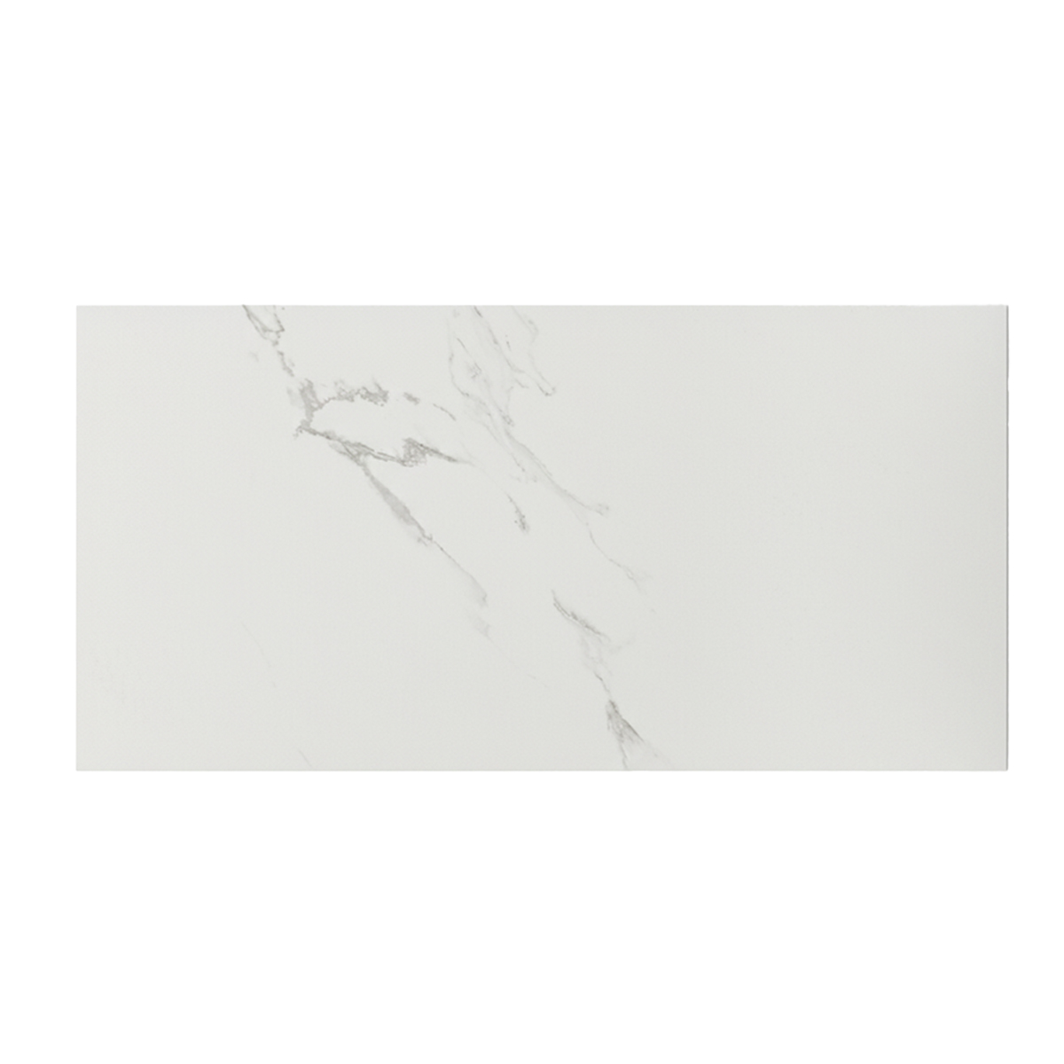 PORCELANATO ESMALTADO STATUARIO WHITE GLOSSY 60X120 CM - Image 1