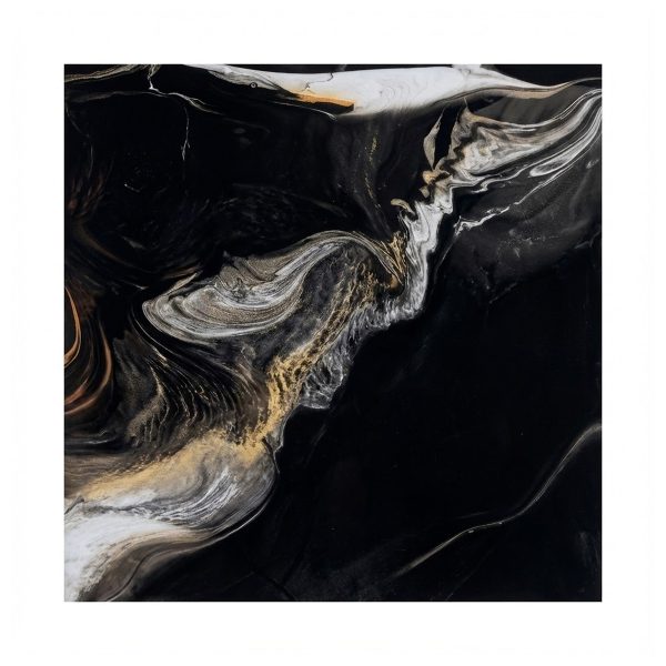 PORCELANATO ROMULO F3805 NEGRO BETA ORO.BLANCO 60X60 CM