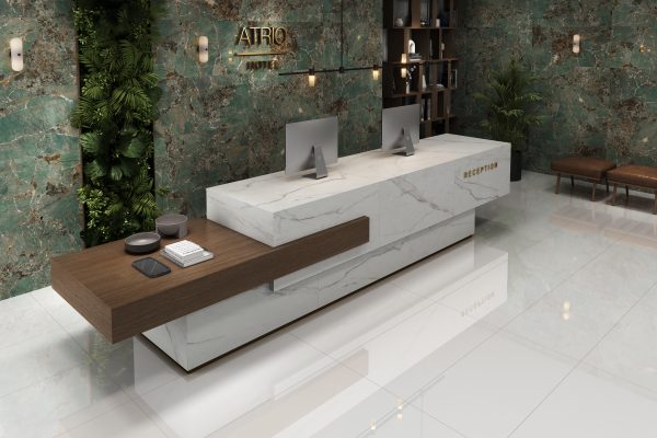PORCELANATO ESMALTADO MONTBLANC BLANCO 60X120 CM EN SEGUNDA