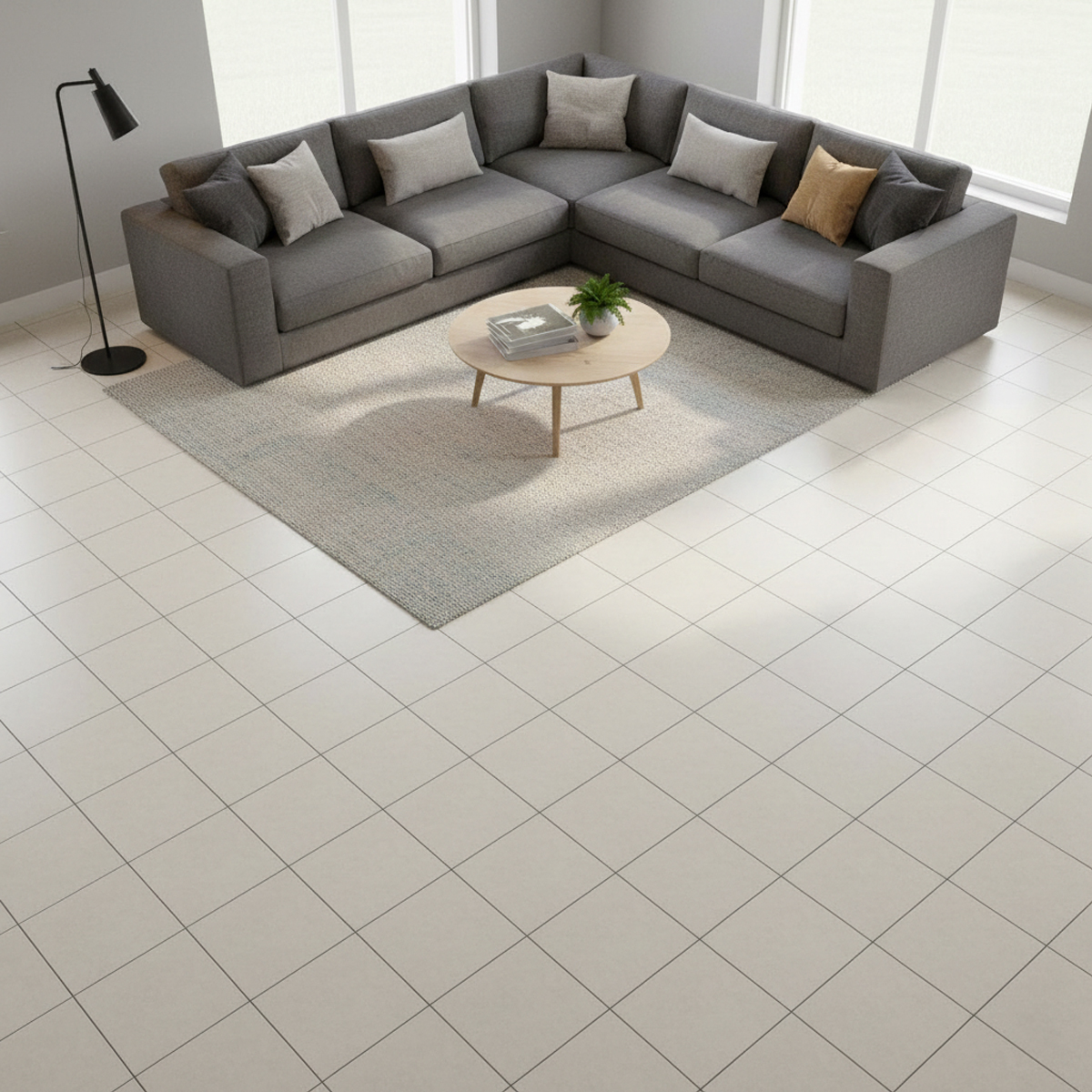 PORCELANATO BEIGE PLANO JS6800 60X60 CM - Image 2