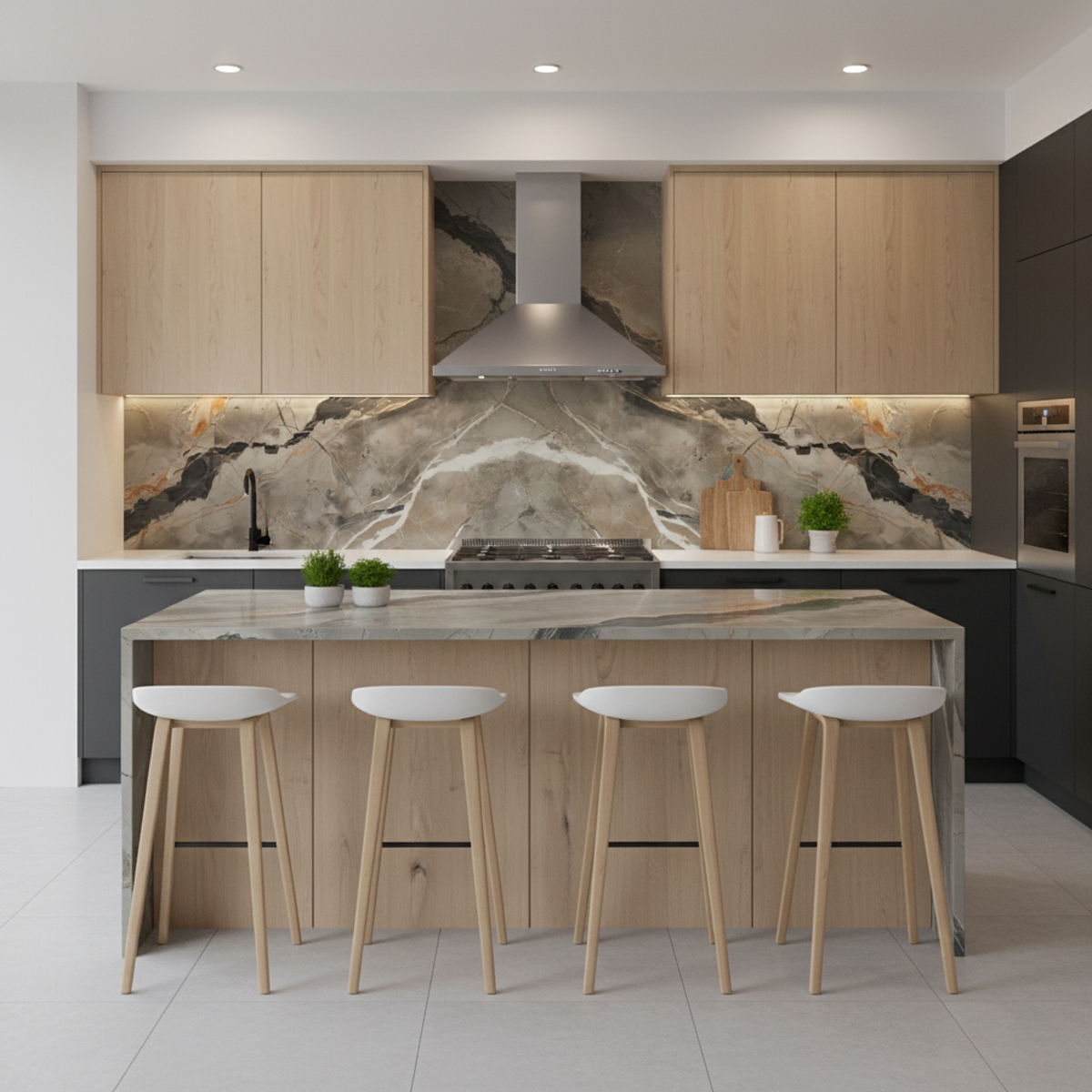 PORCELANATO ESMALTADO SUPER BRILLANTE ELEGANCE GREY 60X120 CM - Image 2
