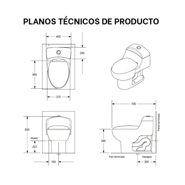 SANITARIO LUXOR SONETTO BONE