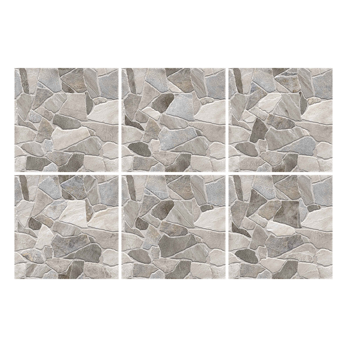 PISO MYKONOS GRAY 53X53 CM - Image 2