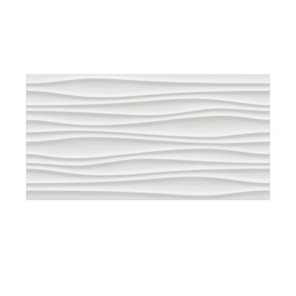PARED CAÑO CRISTAL BLANCO 31X60 CM