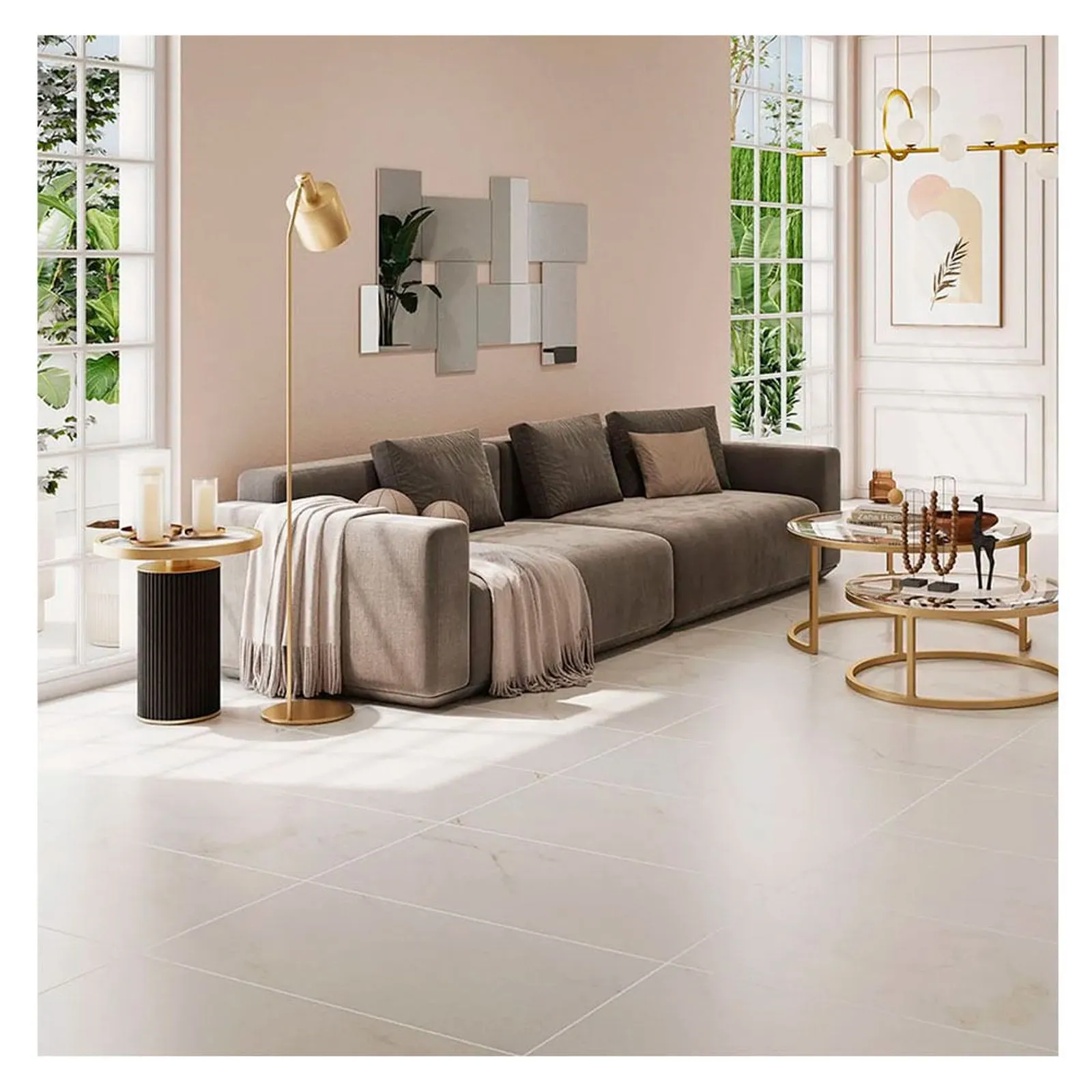PISO Y PARED NEW CARRARA GOLD 30X60 EN SEGUNDA - Image 2