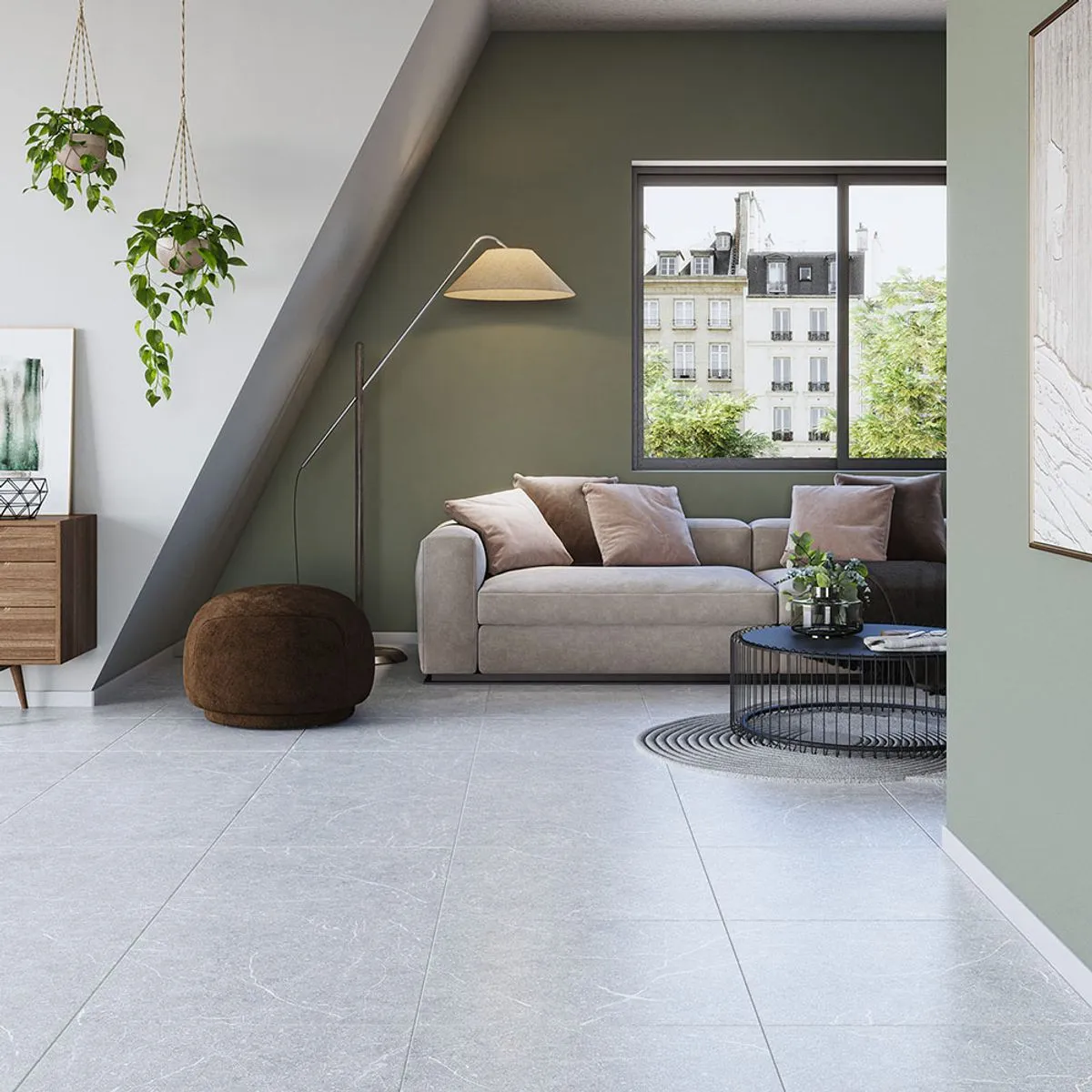 PISO AGATA GREY 61X61 CM - Image 2