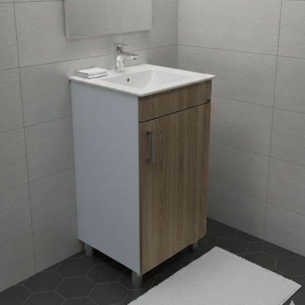 MUEBLE ECO LONDRES BLANCO/NUEZ