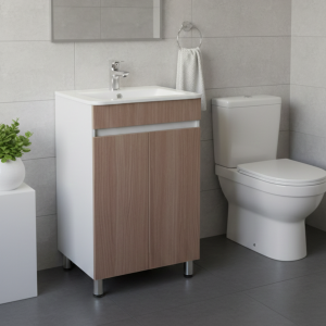 MUEBLE MOSCU BLANCO/NUEZ - Image 1