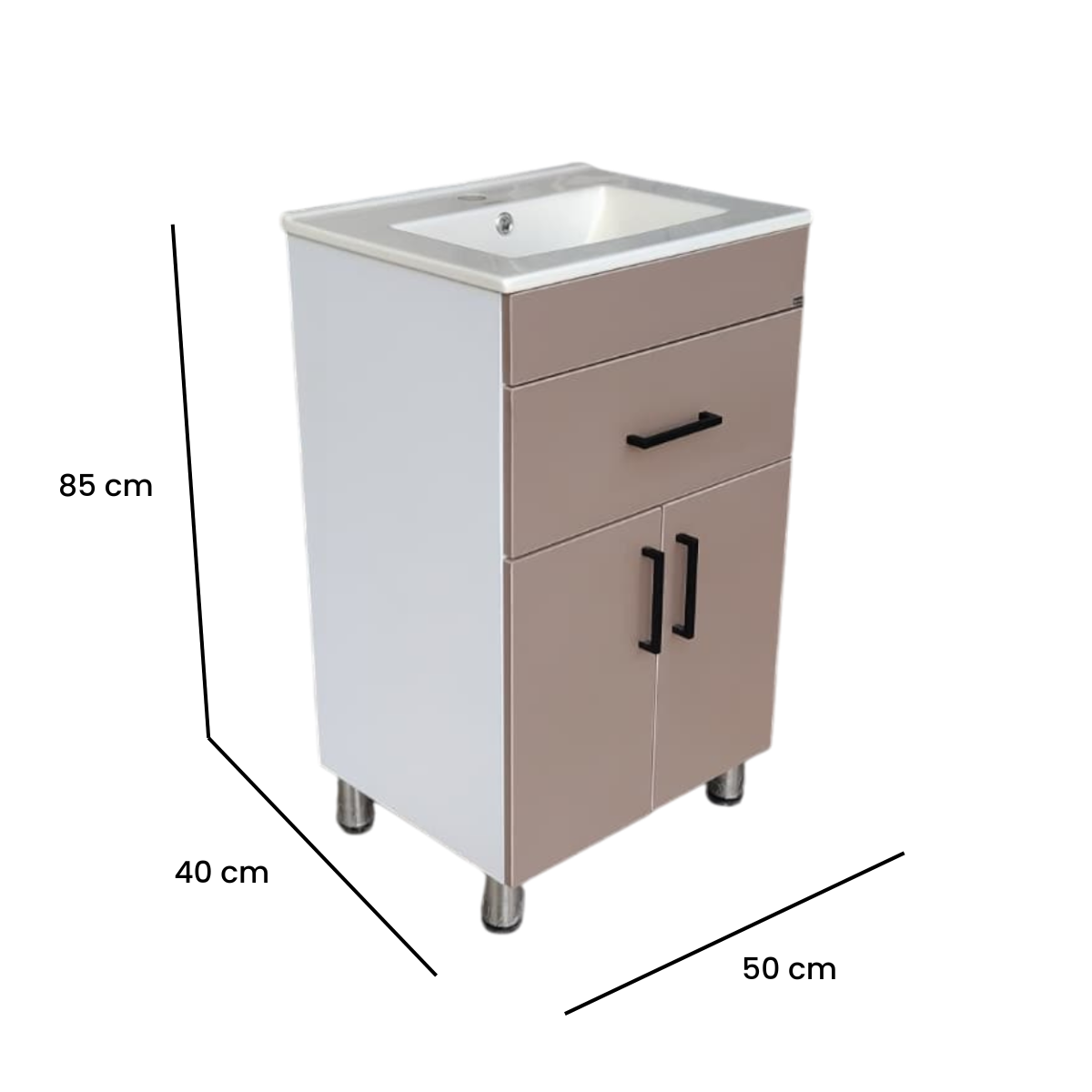 MUEBLE LISBOA BLANCO/NUEZ AMB - Image 2