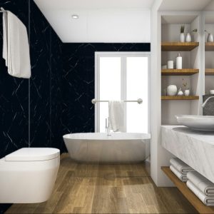 PORCELANATO MARQUINA.B NEGRO 60X120 CM - Image 2