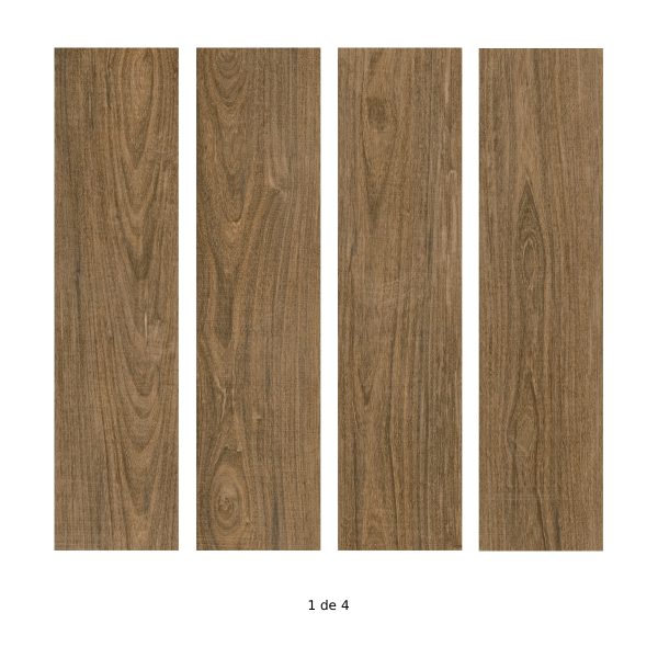 PISO NOGAL BROWN HD RECT 29X119 CM