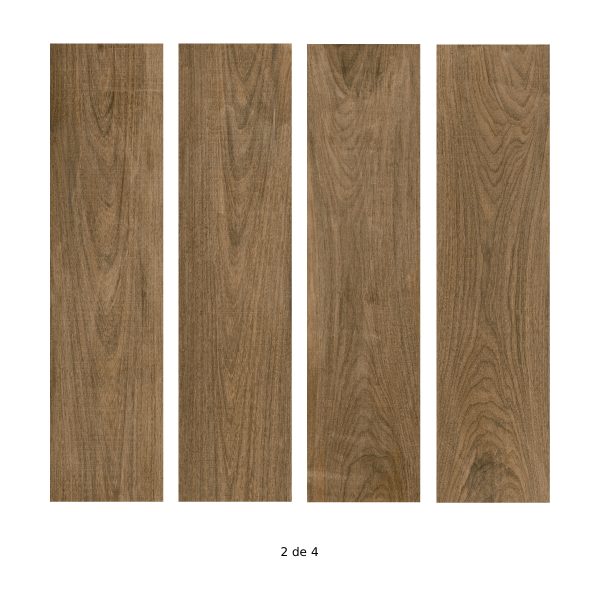 PISO NOGAL BROWN HD RECT 29X119 CM
