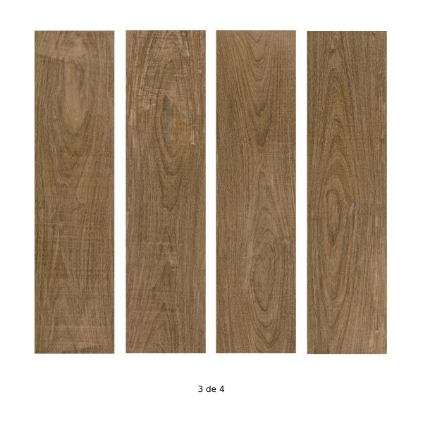 PISO NOGAL BROWN HD RECT 29X119 CM