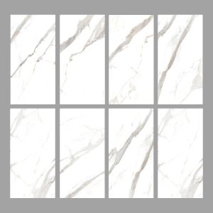 PORCELANATO ESMALTADO STATUARIO WHITE 60X120 CM - Image 2