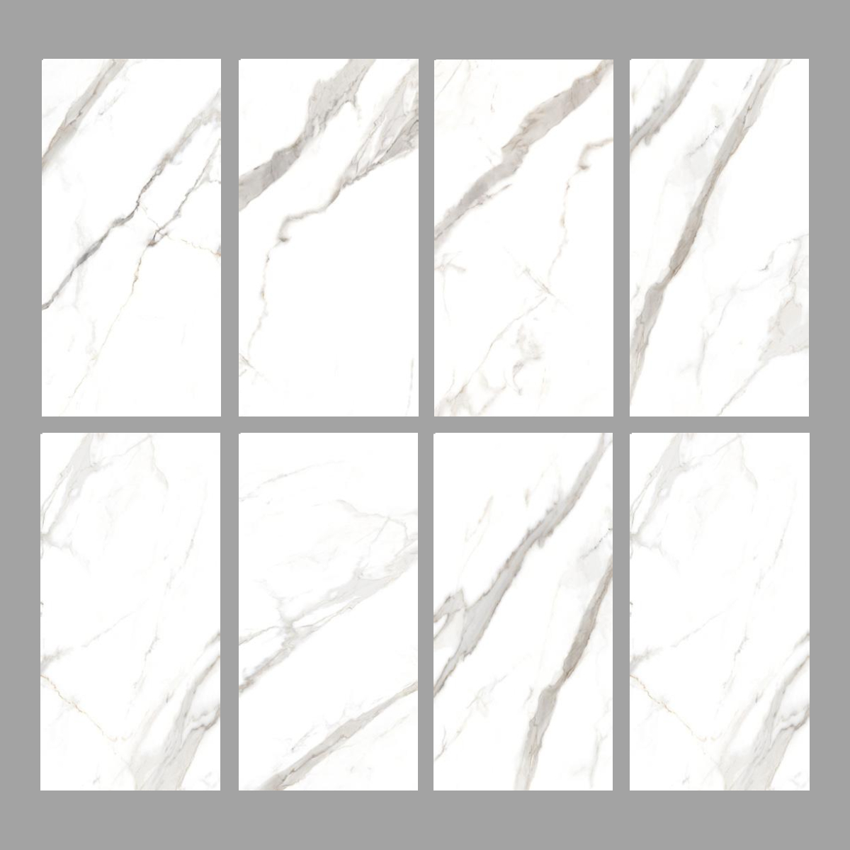 PORCELANATO ESMALTADO STATUARIO WHITE 60X120 CM - Image 2