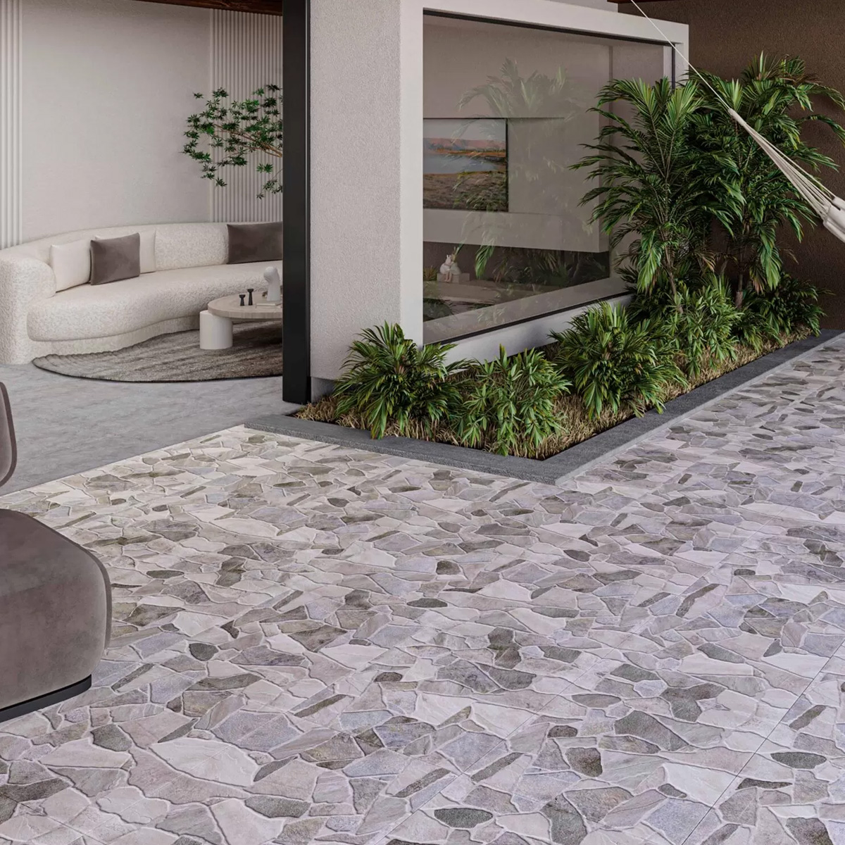 PISO MYKONOS GRAY 53X53 CM - Image 3