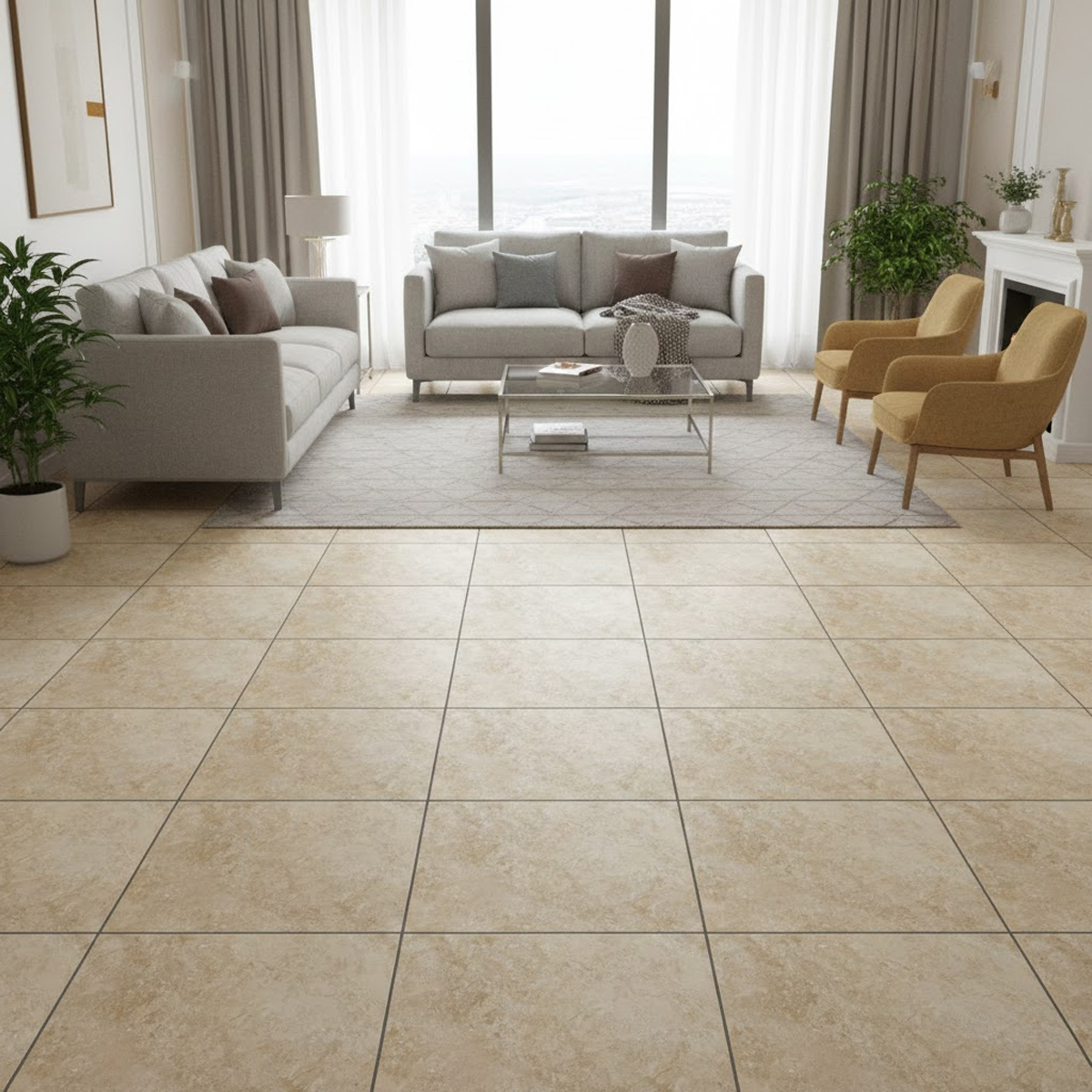PISO BOSTON NOCE 30.5X30.5 CM - Image 2
