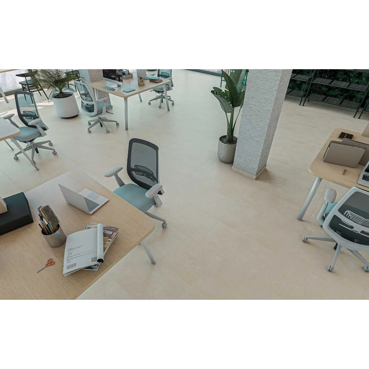 PISO TELLUS BEIGE 45X90 CM - Image 2