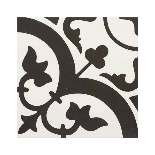 PISO Y PARED DAMASCO BLACK 19.8X19.8 CM