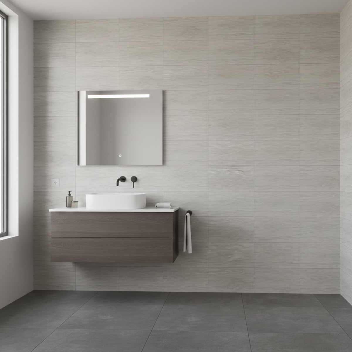 PARED ONDUL MARMOL REF1036C BEIGE 30X60 CM - Image 2
