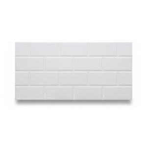 PARED RECT LADRILLOS BLANCOS REF 30660 30X60 CM