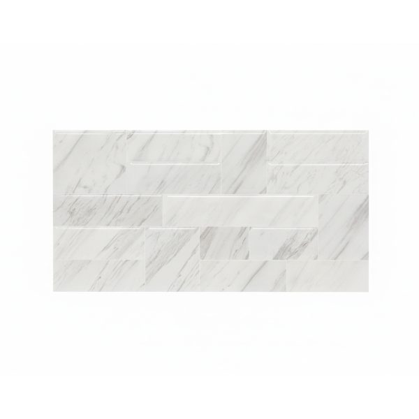 PARED RECT MONTANA BLANCA CGH36020 30X60 CM