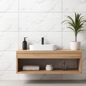 PARED RECT ALMENDRA BLANCA TSJ23512 30X60 CM - Image 2
