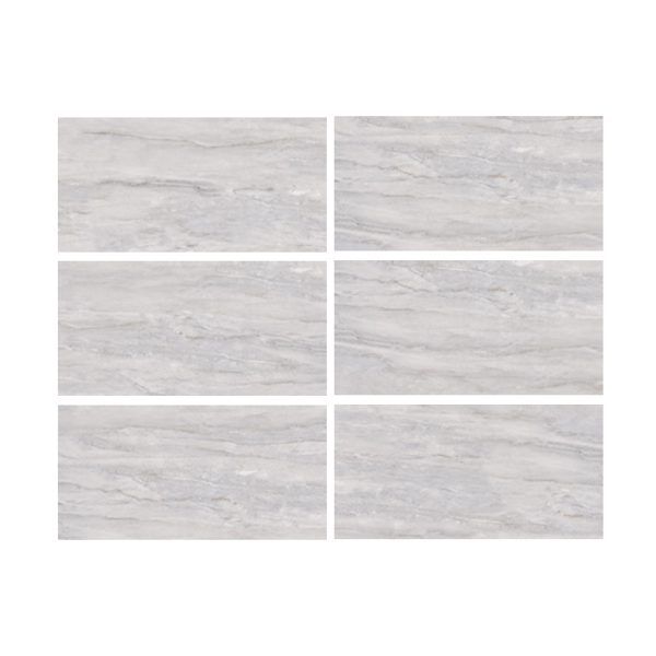 PORCELANATO BARDIGLIO PULIDO LIGHT GREY 60X120 CM