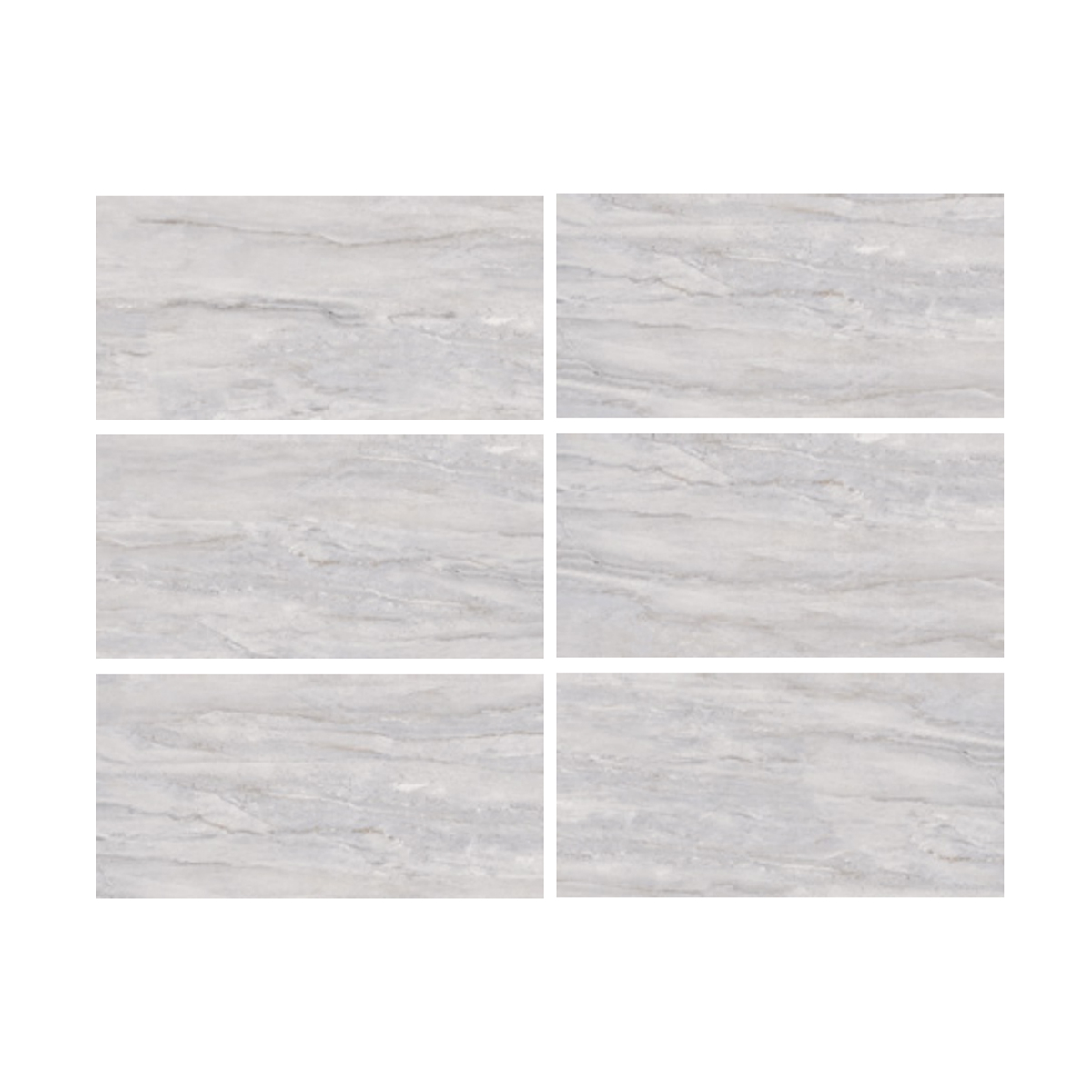 PORCELANATO BARDIGLIO PULIDO LIGHT GREY 60X120 CM - Image 3