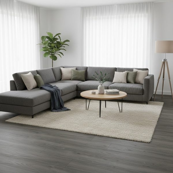 PORCELANATO SECUOIA DECK GRIS ANTIDESLIZANTE 23.3X120 CM