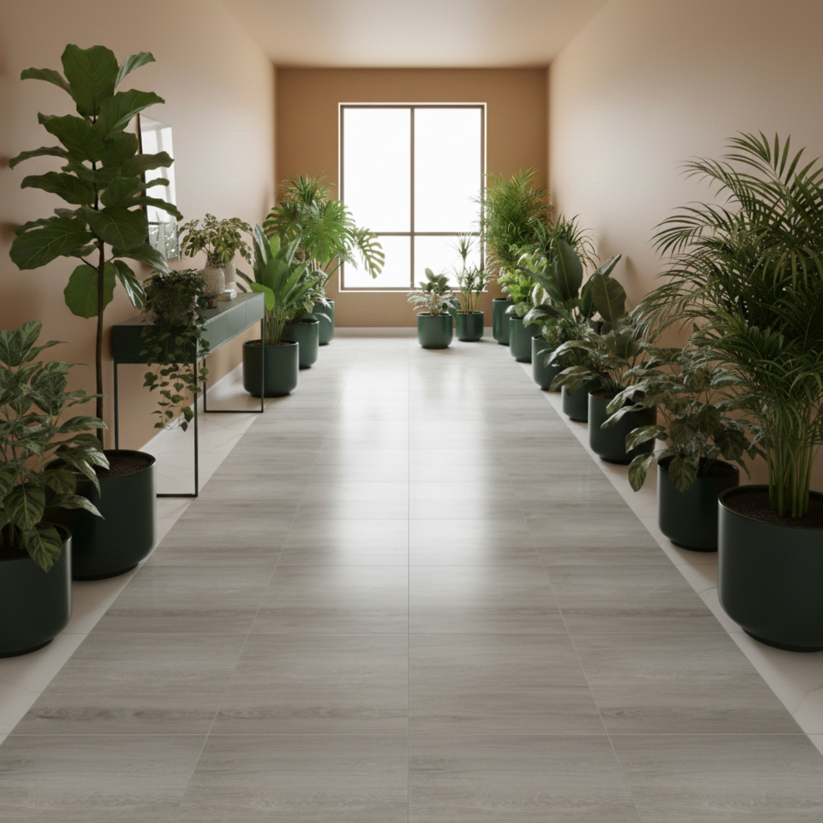 PORCELANATO MATE MADERA GRIS TQH6003 60X60 CM - Image 2