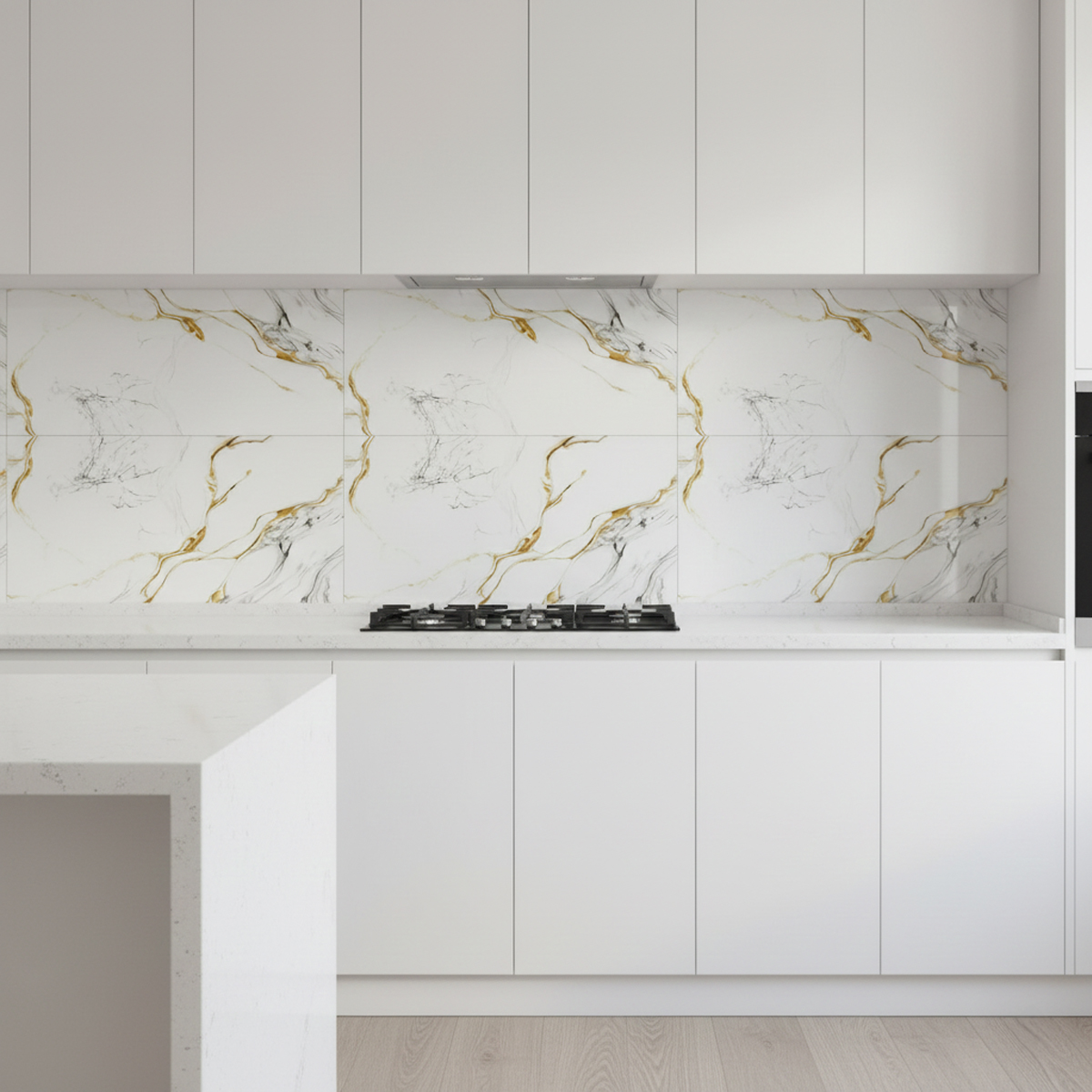 PORCELANATO ESMALTADO ONYX WAVES GOLD 60X120 CM - Image 2