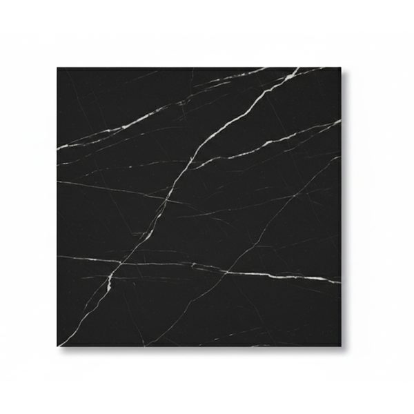 PORCELANATO NEGRO VETA BLANCA REF JM6615 60X60 CM