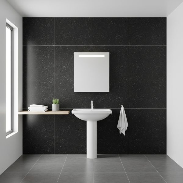 PORCELANATO FULL BODY MOSAIC NEGRO 60X60 CM