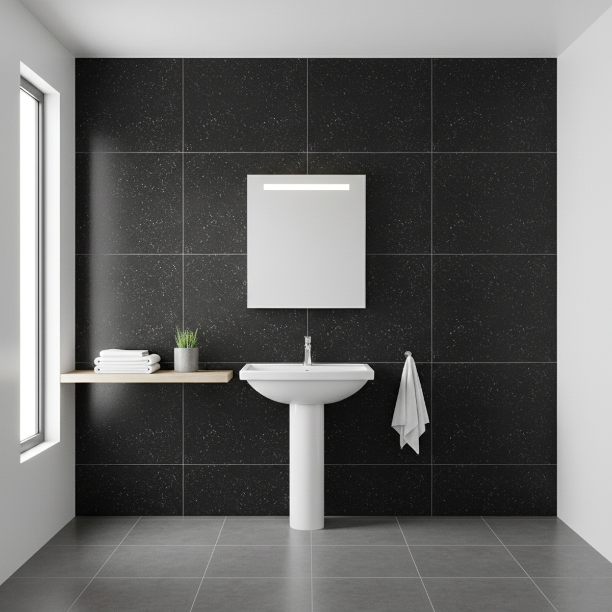 PORCELANATO FULL BODY MOSAIC NEGRO 60X60 CM - Image 2