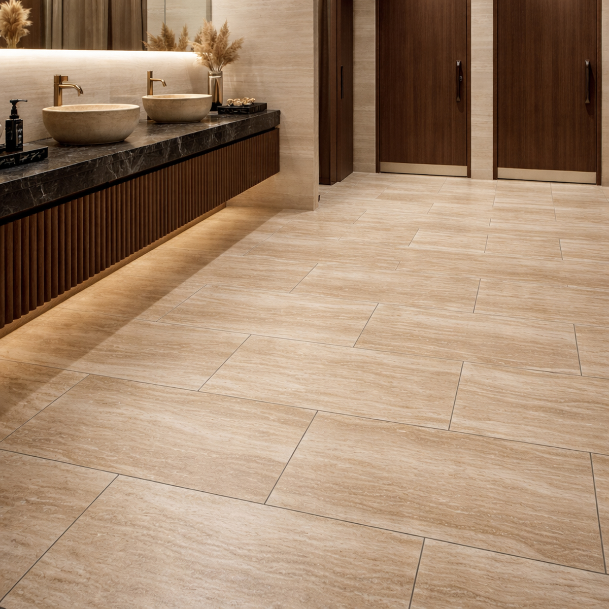 PORCELANATO MATE CARVING HARMONY BROWN 60X120 CM - Image 2