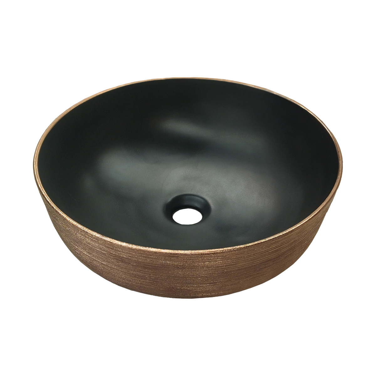 LAVAMANOS REDONDO KIOTO GOLD INT/NEGRO - Image 1