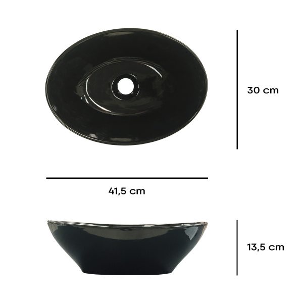LAVAMANOS VESSEL PORTOBELLO NEGRO