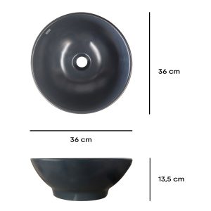 LAVAMANOS VESSEL SABINA NEGRO - Image 2