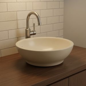 E242-BO LAVAMANOS VESSEL VIVALDI BONE 103 - Image 2