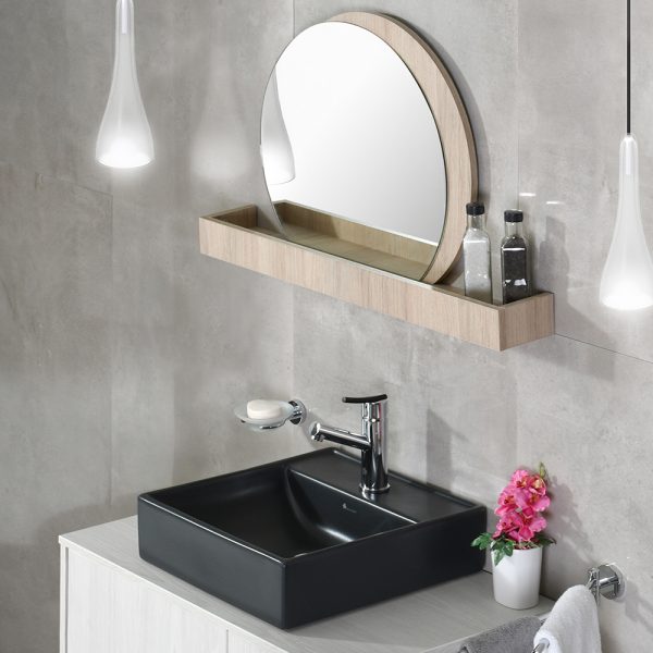 E324.NG LAVAMANOS VESSEL MOZART NEGRO GRAFITO