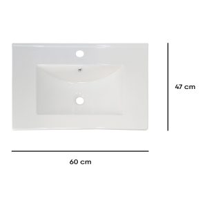 LAVAMANOS BLANCO 60X47 SOBREPONER - Image 2